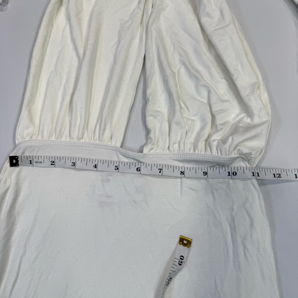 ASOS White Backless Halter Dress - Picture 5 of 6